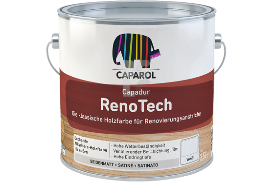 CAPAROL CAPADUR RENOTECH - 3u1 klasična boja za drvo za renovirajuće premaze